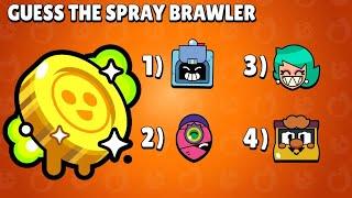 GUESS THE BRAWLER SPRAY | Brawl Stars Quiz