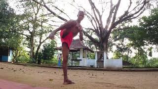 yoga dharma sena martial art kik balancing slow motion....... iii