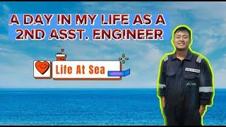 A DAY IN MY LIFE AS A SECOND ASSISTANT ENGINEER (LIFE AT SEA)- Toping's World