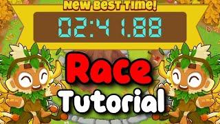 BTD6 Race Tutorial / guide |  Protect the Stump!