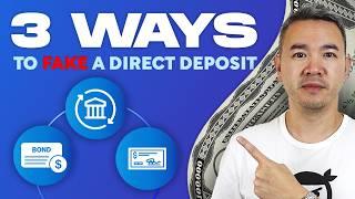 3 Ways To Fake A Direct Deposit For Bank Bonuses