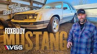 BARNFIND FoxBody Mustang Parked 23 YEARS! Will It RUN AND DRIVE Home?