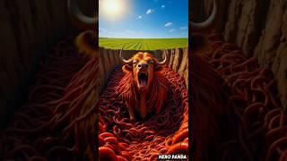 Cow Rescue Helped Rad Worms Saved #cow #cows #cowvideos #worms #anime #animals