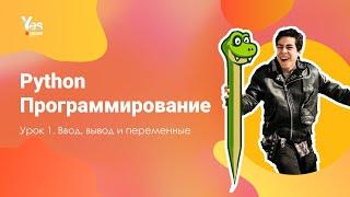 Программирование на Python. Урок 1. Ввод, вывод и переменные