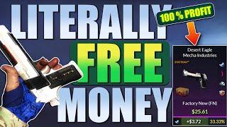 LITERALLY FREE MONEY, NO RISK CSGO TRADEUP | HIGH PROFITABLE CSGO TRADEUP