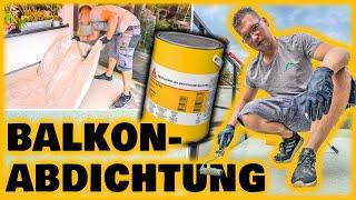 BALKONABDICHTUNG SELBER MACHEN mit SIKAFLOOR-405 | Home Build Solution