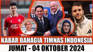 MANTAB! KEPUTUSAN KRUSIAL BIKIN BAHAGIA FANS GARUDA! 9 BERITA TIMNAS HARI INI04/10/2024---