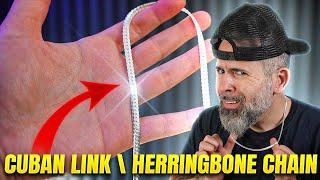 Flat Curb Cuban Mixed With A Herringbone Chain? | Luke Zion Jewelry