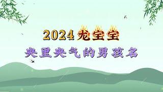 2024龙宝宝，央里央气的男孩名