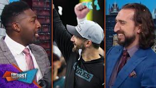 Shocked by Philly’s Super Bowl dominance & Nick apologizes to Sirianni | NFL | FIRST THINGS FIRST