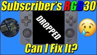 Subscriber Dropped His RGB30 Console | Can I Fix It?