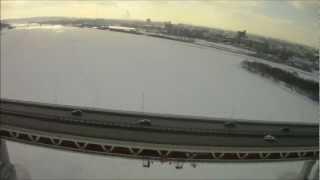 В облаках над Нижним Новгородом