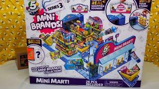 Building 5 Surprise Mini Brands Mini Mart - Series 3 | ASMR