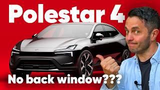 Polestar 4 Review UK FIRST DRIVE - Can You Drive Without a Rear Windscreen?!