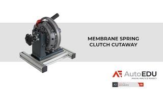 Membrane spring clutch cutaway functional Educational Trainer IDSS01 By AutoEDU