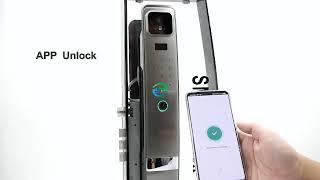 Tuya Smart APP 3D Facial Recognition WiFi Smart Door Lock