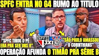 PÓS JOGO! SÃO PAULO ENTRA NO G4 E SONHA COM O TITULO! MÍDIA ELOGIA A ATUAÇÃO DO SÃO PAULO! SPFC HOJE