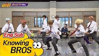 [BTS] Knowing Brothers: Leader Rap Monster' English message, BTS performs DNA 