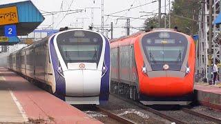 12 Different Vande Bharat Express Train clips: All Vande Bharat Trains of West Bengal