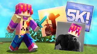 Testing PRIVATE TEXTURE PACKS in Hypixel Bedwars
