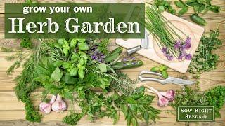 Sow Right Seeds | 5 Herb Garden Starter Kit