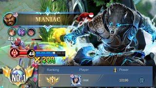 MANIAC! Roger the Deadly Beast - Top 1 Global Roger Roger by real. - Mobile Legends