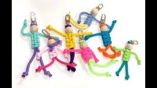 마크라메 매듭인형 키링 만들기 macrame doll key ring