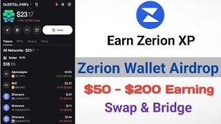 Zerion Wallet Airdrop | Confirmed Airdrop | $100 Earning Chance #airdrop #crypto #telegram