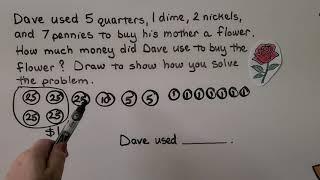 2nd Grade Math 7.7, Word Problem Solving, Money