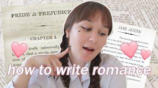 HOW TO WRITE ROMANCE IN YOUR BOOK  4 TIPS to write *GOOD* ROMANCE (feat. Dreame)