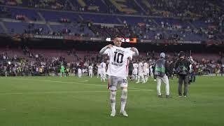 Filip Kostić | 𝑩𝒆𝒔𝒕 No.  at Camp Nou #FCBSGE #SGEuropa #UEL