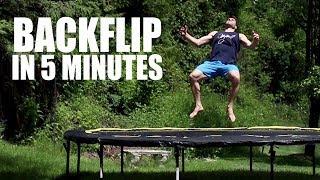 Learn How to Backflip On a Trampoline In 5 Minutes | ASAP