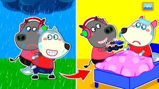 Wolfoo Got Sick When Trying to Help His Friends | Safety and Sharing  Wolfoo Kids Cartoon