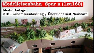 Modellbahn Spur N / 1zu160 - #18 - Zusammenfassung / Übersicht seit dem Neustart