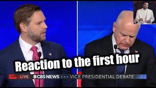 JD Vance & Tim Walz Debate: First Hour Reaction!