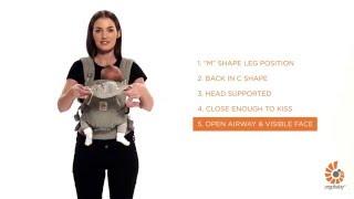 Ergobaby Adapt Carrier | Front Carry (parallel 'H' straps)