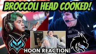 Hoon's Reaction To Team Spirit Eliminating Team Vamos! Broccoli Head Cooked! lol