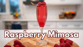 How to Make a Raspberry Mimosa | Easy Cocktail Tutorial