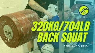 320kg Back Squat - Fernando Reis