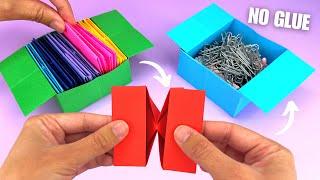 How to make origami pop up Box transformer. DIY origami pop out Surprise box.