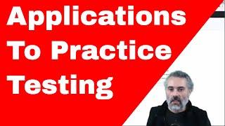 Applications to practice your Selenium Automating and Technical Web Testing