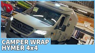 Hymer Mercedes 4x4 Camper carwrappen