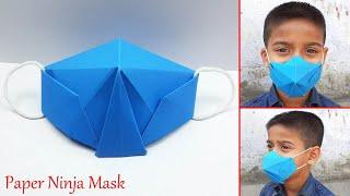 How to Make Paper Ninja Mask | DIY Face Mask  | Easy Origami Ninja Mask | Easy Paper Crafts