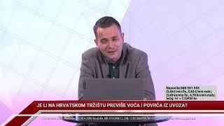 TV REPLIKA 03.10.2024. - JE LI NA HRVATSKOM TRŽIŠTU PREVIŠE VOĆA I POVRĆA IZ UVOZA?