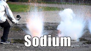 Liquid Sodium Levitation, Reactivity and why Physicists Use it in Nuclear Reactors and Geodynamos