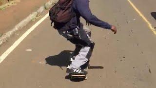 WE EAT DOWNHILLS FOR BREAKFAST. #skateboarding #skateboard #skate #nairobi #skater #zen #downhill