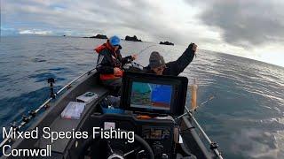 MIXED FISHING CORNWALL - NEW WHALY 435 | Small Boat Fishing UK - #boatfishing