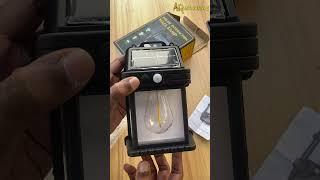 ️ Solar Interaction Wall Lamp Unboxing | xf-8818 | bk-888 | Outdoor Solar Light #shorts