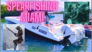 Spearfishing & Snorkeling Miami from Haulover on Deep Impact Center Console!