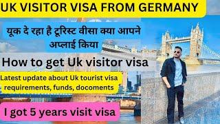 How to get UK tourist visa | UK Visit visa from Germany| How to apply for UK Visa